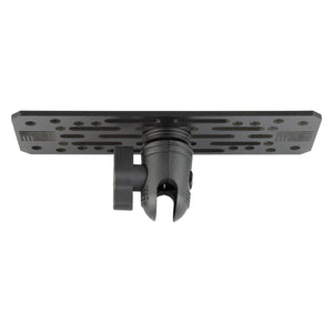Universal Fish Finder Mount with 20mm Connector End Nubby Edition - Aluminum Marine Device Plate compatible with Garmin / Lowrance / Humminbird / Raymarine