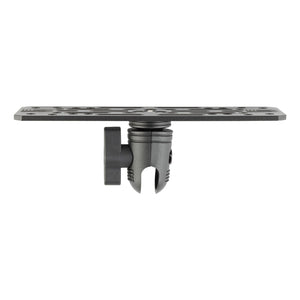 Universal Fish Finder Mount with 20mm Connector End Nubby Edition - Aluminum Marine Device Plate compatible with Garmin / Lowrance / Humminbird / Raymarine