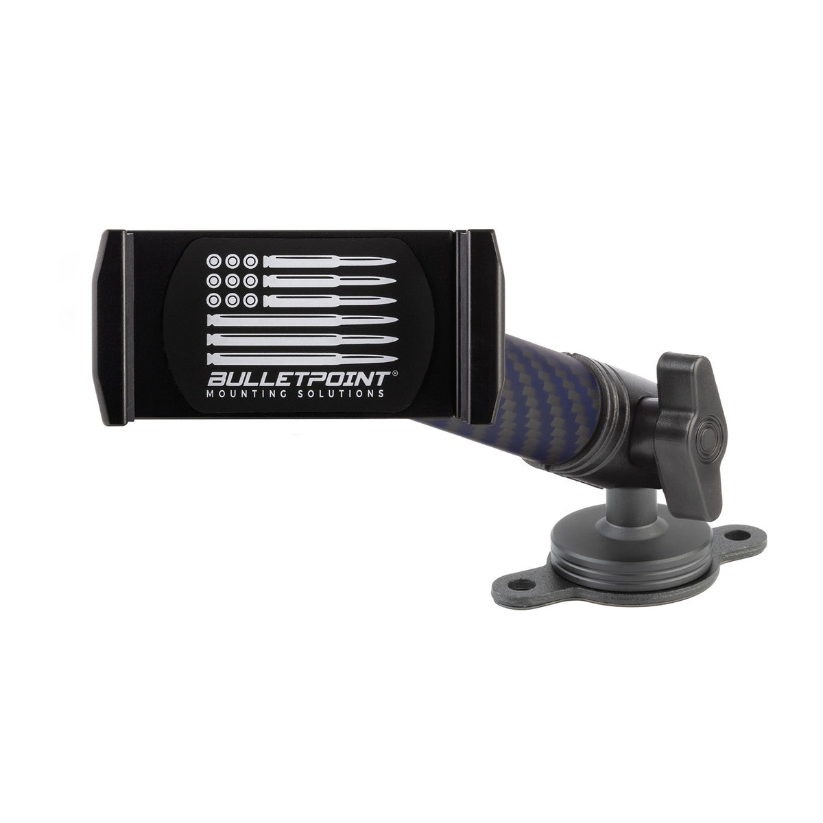 2-Hole AMPS Ball + 4cm Mounting Arm + Device Holder Kit for RubiGrid® Dash Mounts