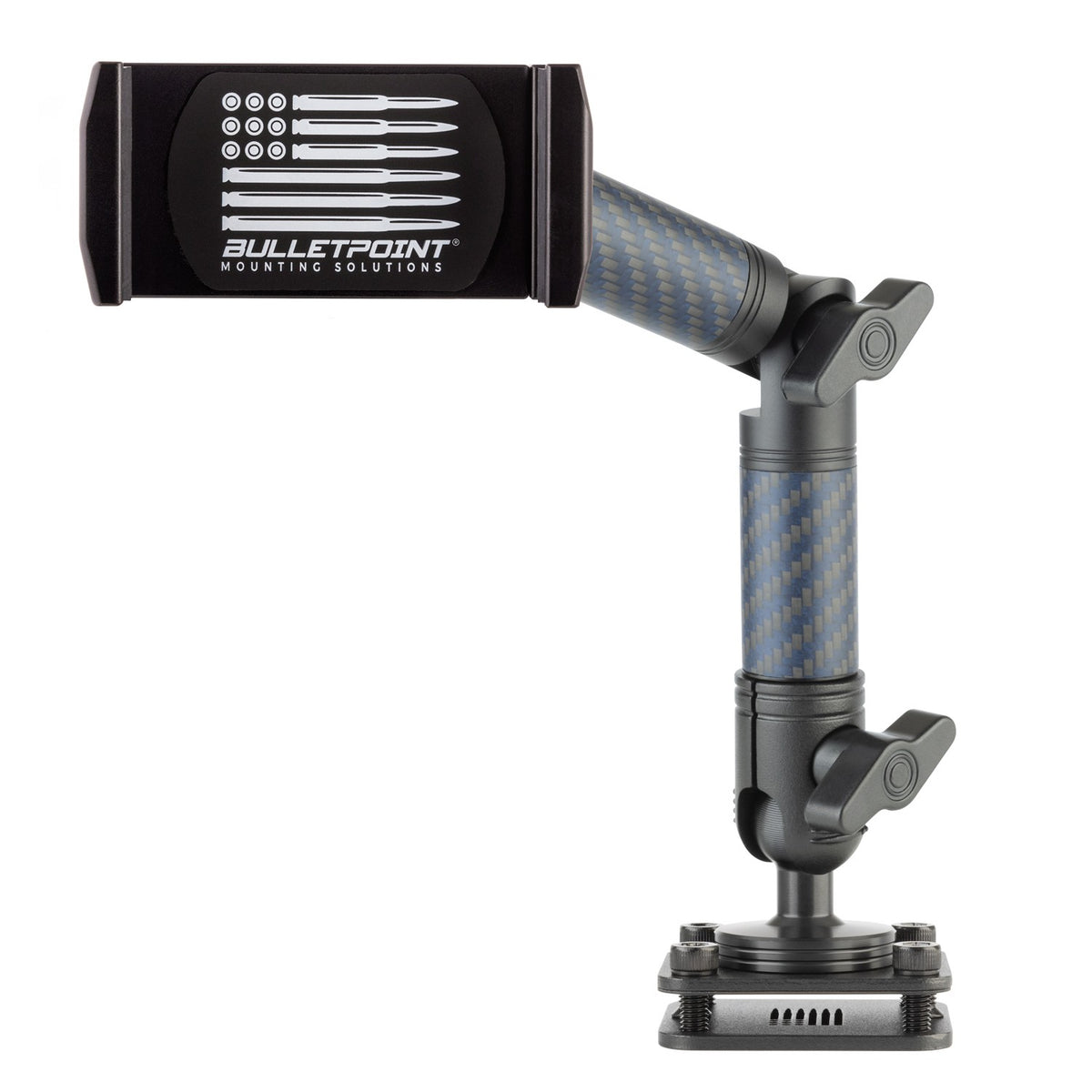 Universal Phone Holder with Articulating Mounting Arm + AMPS Mounting Plate