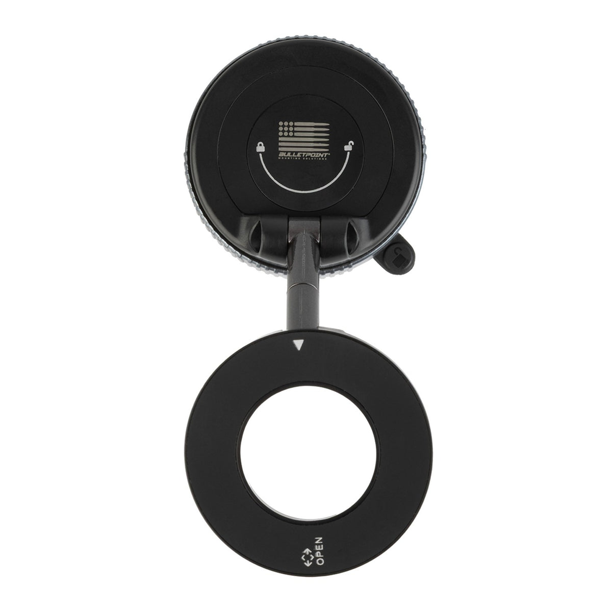 Universal Vacuum Suction Cup Mount with MagSafe compatible Phone Holder and Articulating Arm