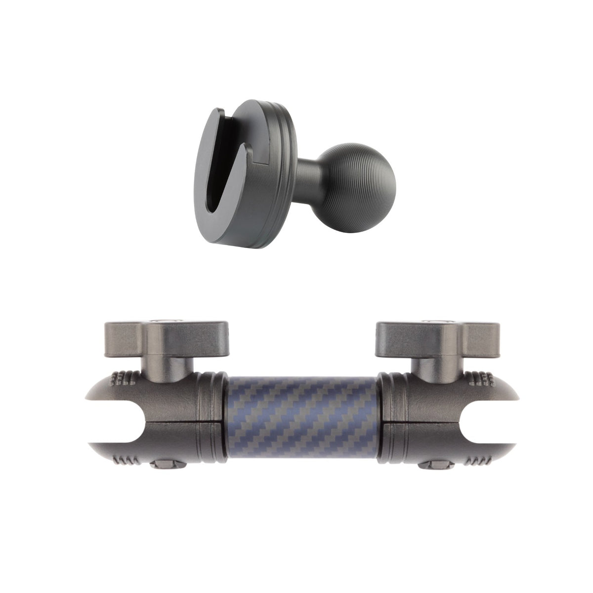 Aluminum CB Radio Holder with 20mm Ball Mount