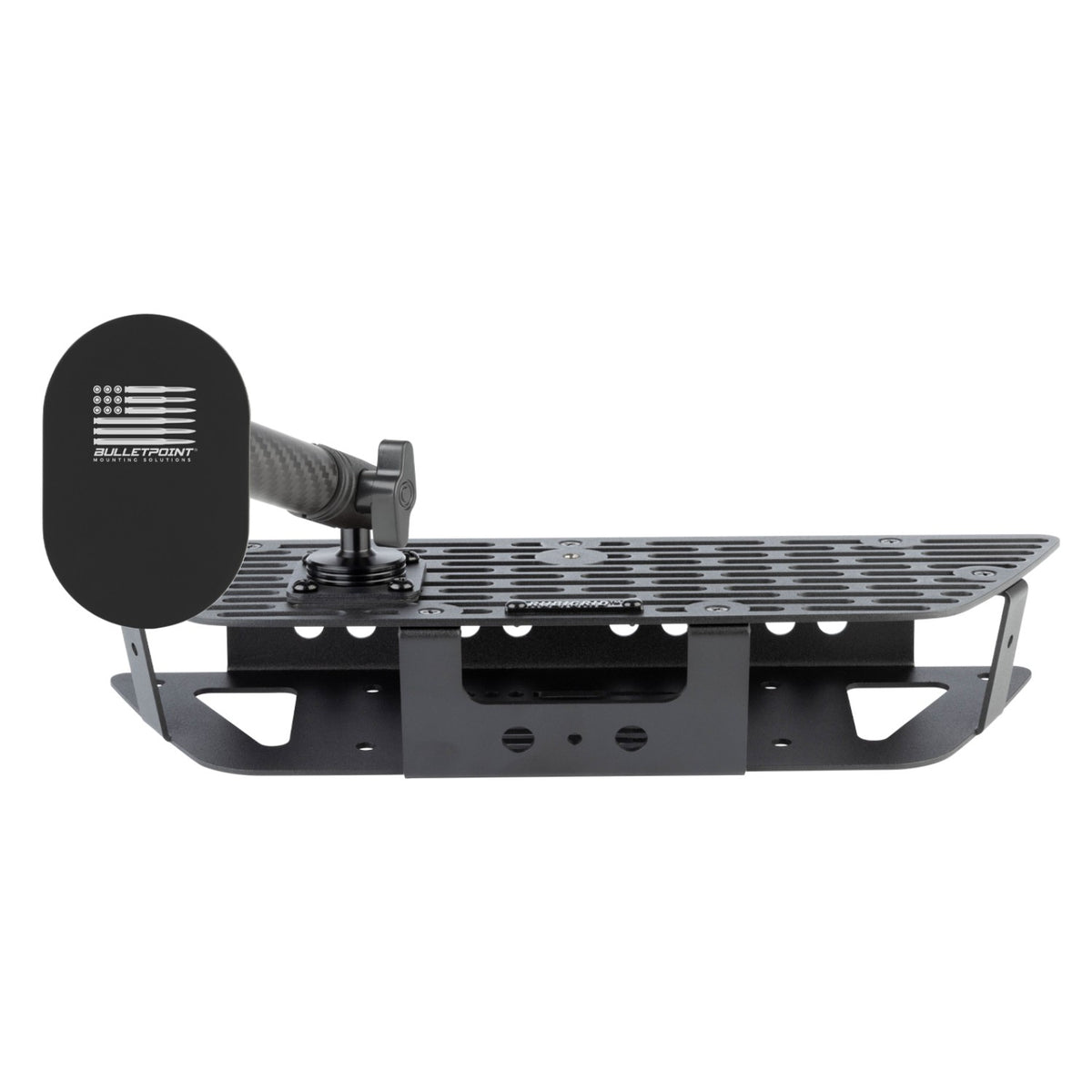 RubiGrid® GMC Sierra + Chevrolet Silverado Dash Mount with Black Arms