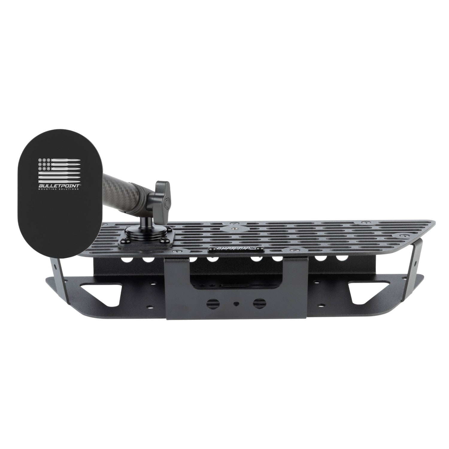 RubiGrid® GMC Sierra + Chevrolet Silverado Dash Mount with Black Arms