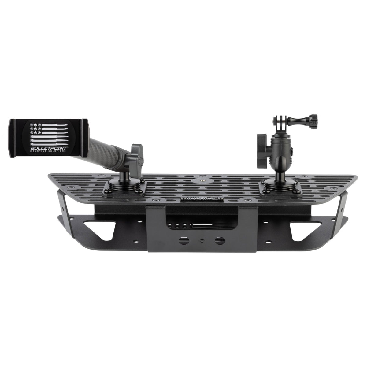 RubiGrid® GMC Sierra + Chevrolet Silverado Dash Mount with Black Arms