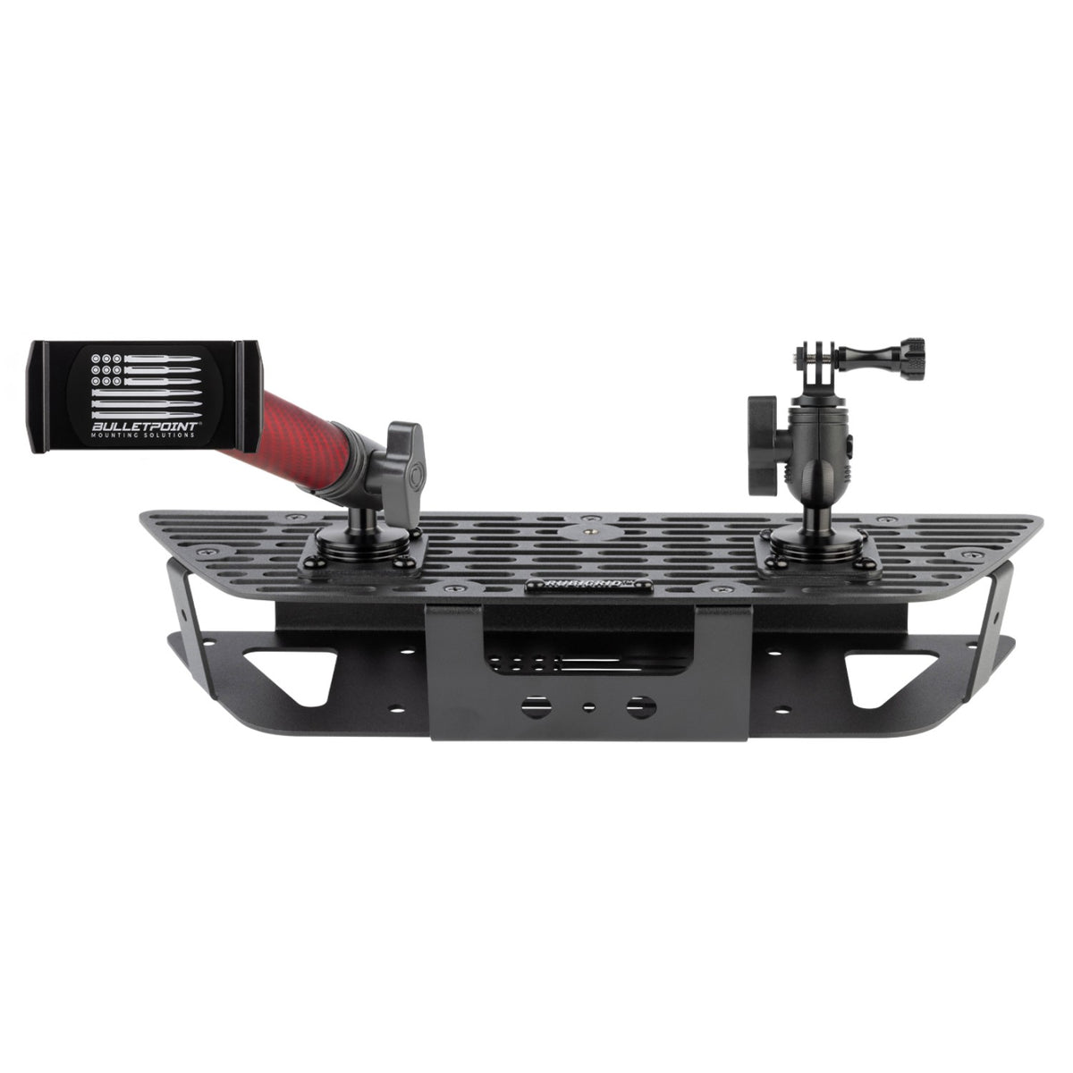 RubiGrid® GMC Sierra + Chevrolet Silverado Dash Mount with Red Arms