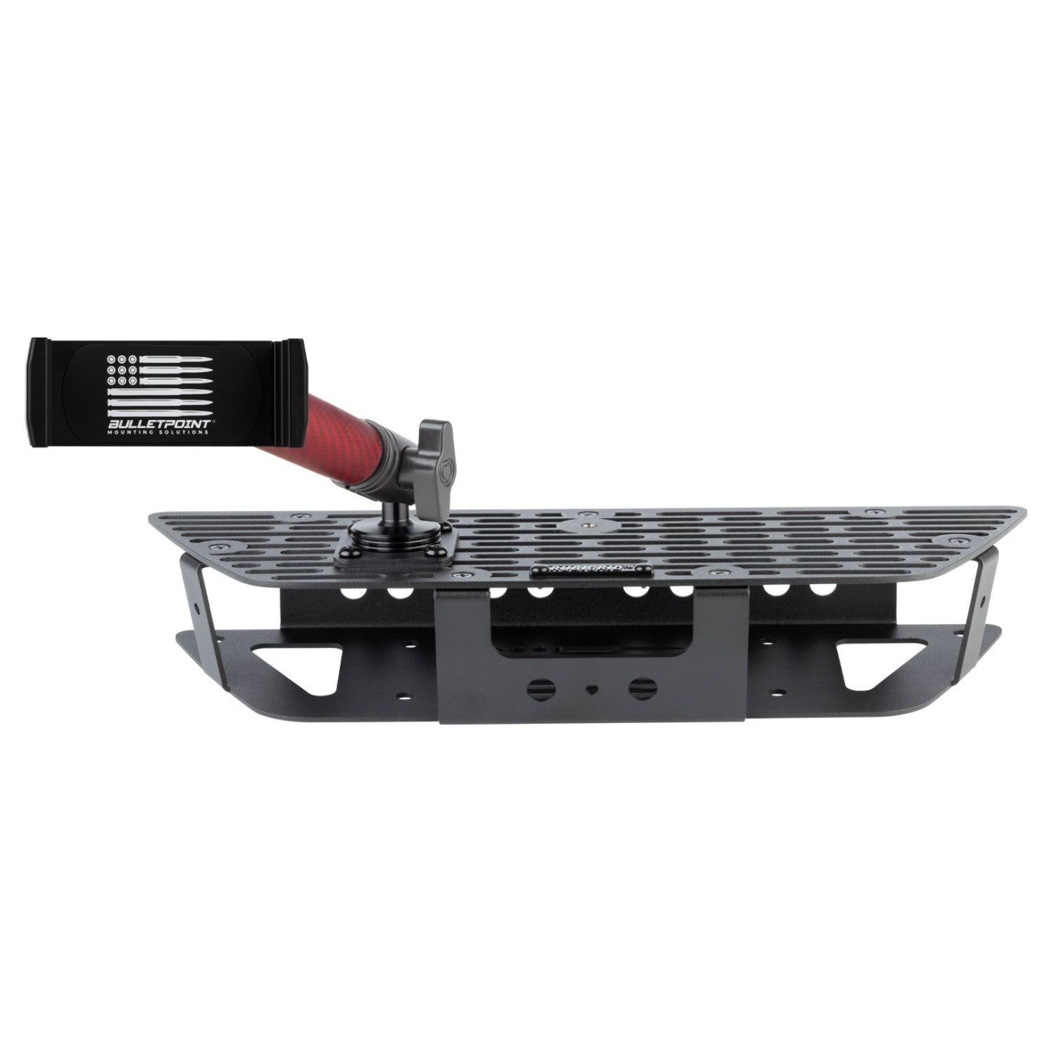 RubiGrid® GMC Sierra + Chevrolet Silverado Dash Mount with Red Arms