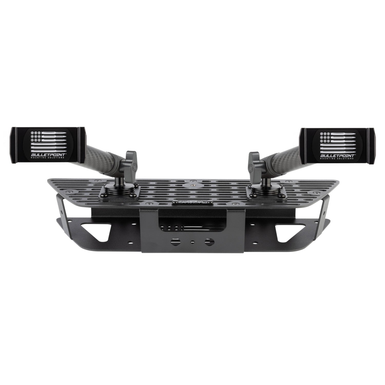 RubiGrid® GMC Sierra + Chevrolet Silverado Dash Mount with Black Arms