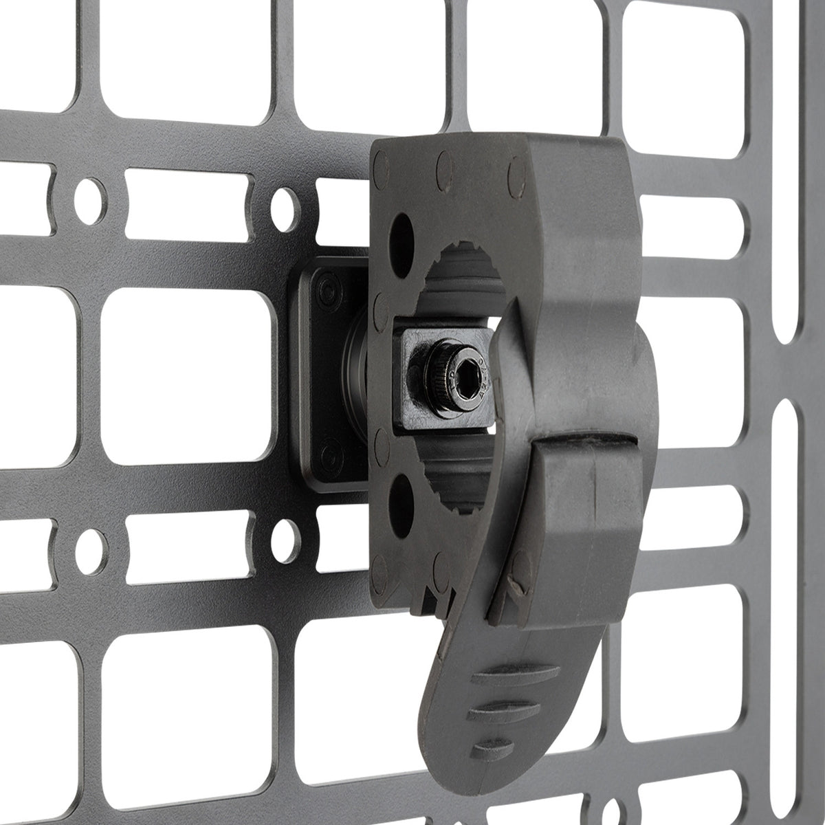 Quick Release Adjustable Clamp Mounts 1-1/4" to 1-5/8" Compatible with MOLLE Panels