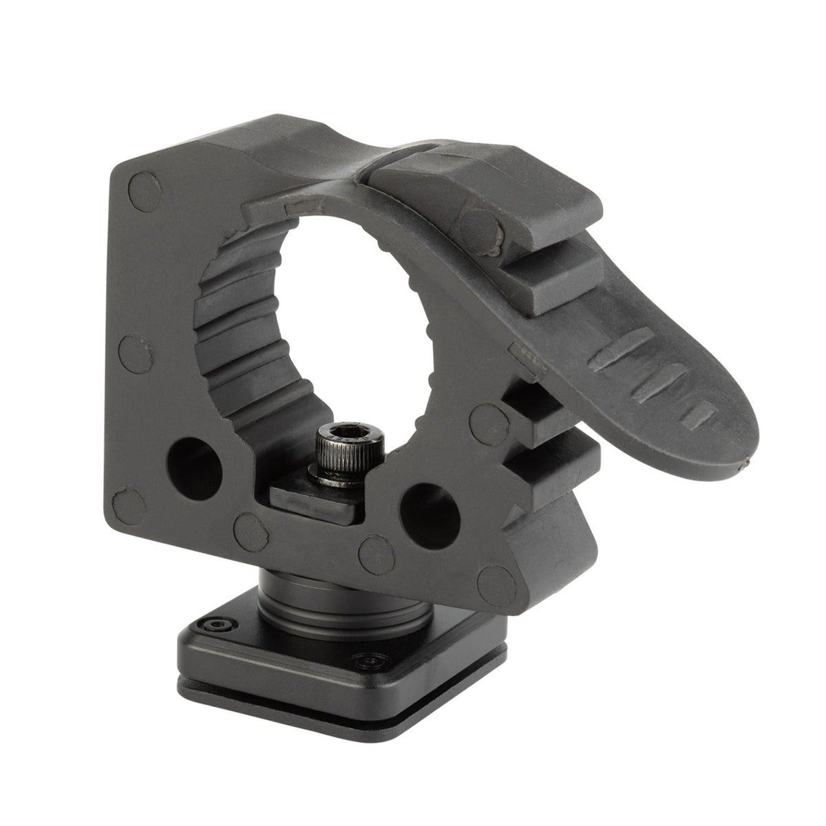 Quick Release Adjustable Clamp Mounts 1-1/4" to 1-5/8" Compatible with MOLLE Panels
