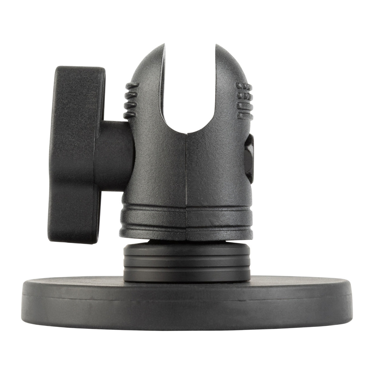 2.6-inch Diameter Round Universal Magnetic Base with 20mm Connector End Nubby Edition