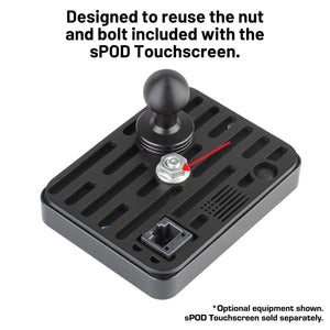 sPOD Touchscreen Mount with 20mm Ball