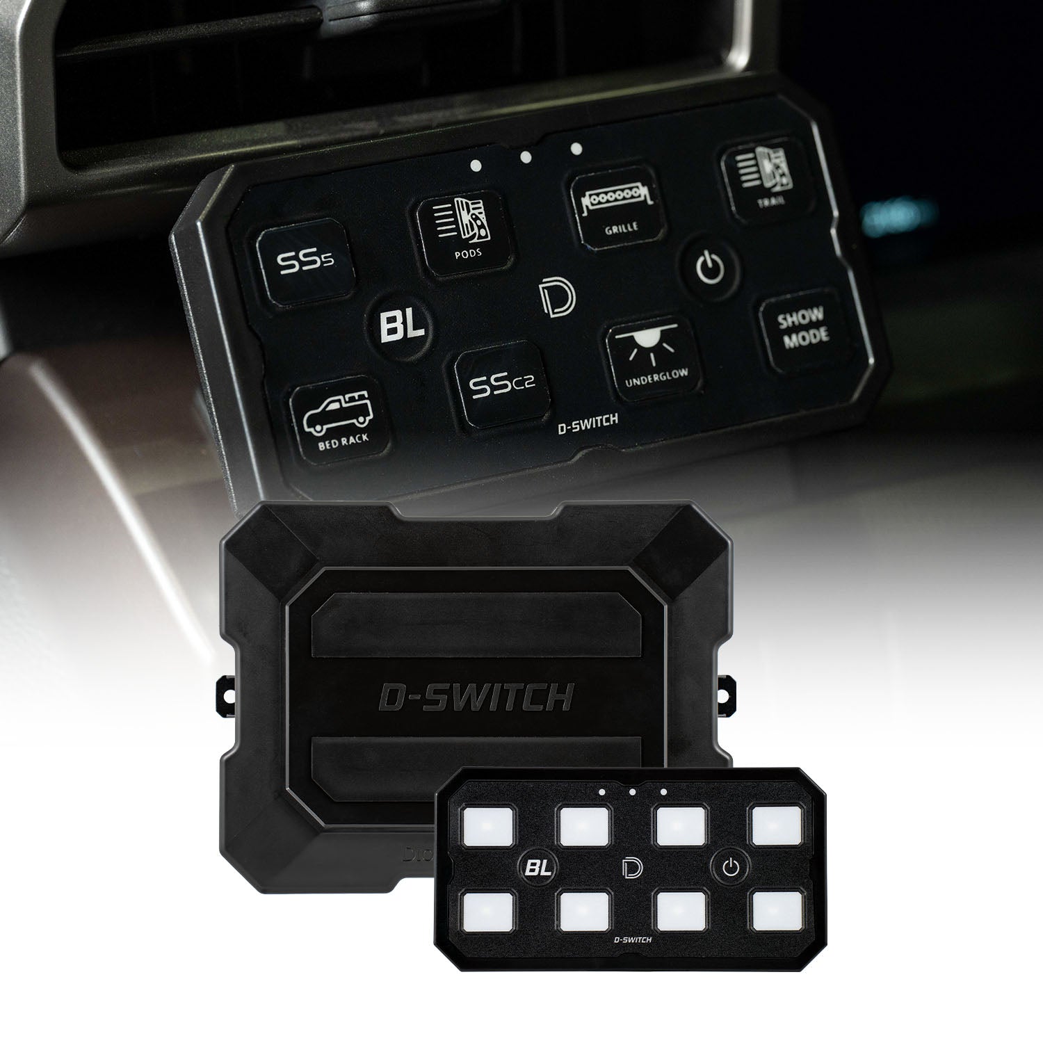 Diode Dynamics D-Switch 8-Channel Switch Panel
