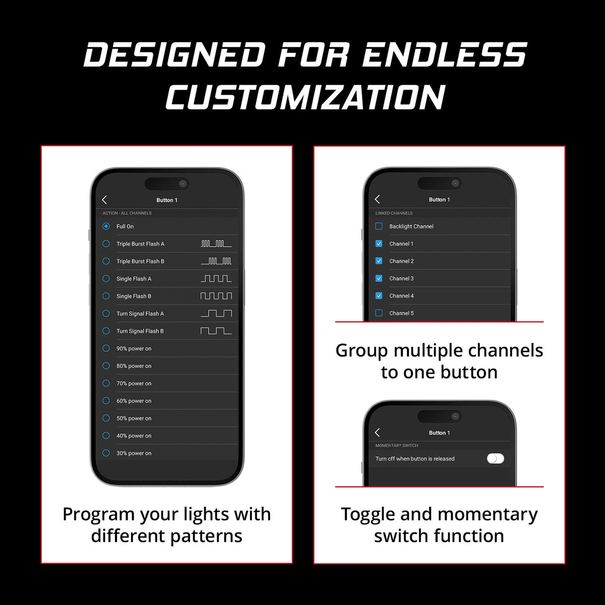 Diode Dynamics D-Switch 8-Channel Switch Panel