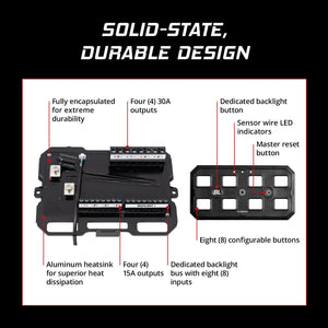 Diode Dynamics D-Switch 8-Channel Switch Panel