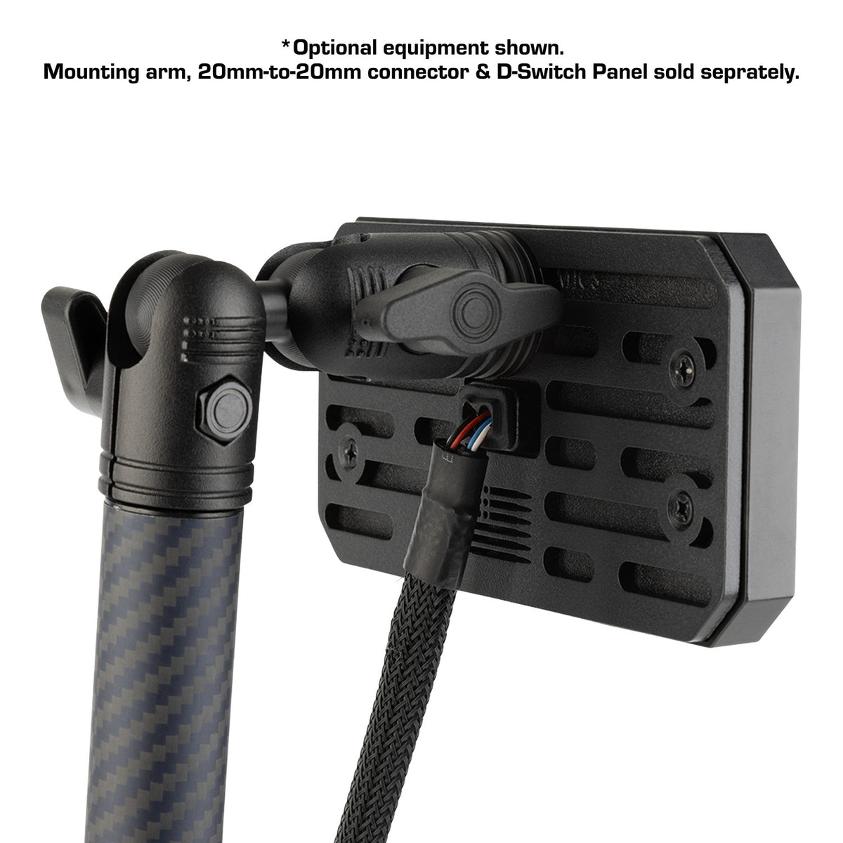 Diode Dynamics D-Switch 8-Channel Switch Panel Mount with 20mm Connector End Nubby Edition