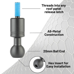 2021+ Ford Bronco Roof Panel Ball Mount