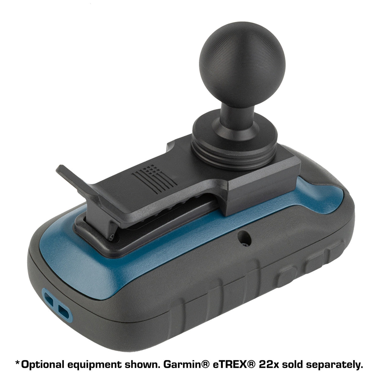 Spine Clip Adapter with B Size 1-inch Ball Mount Compatible with Garmin Handheld Devices