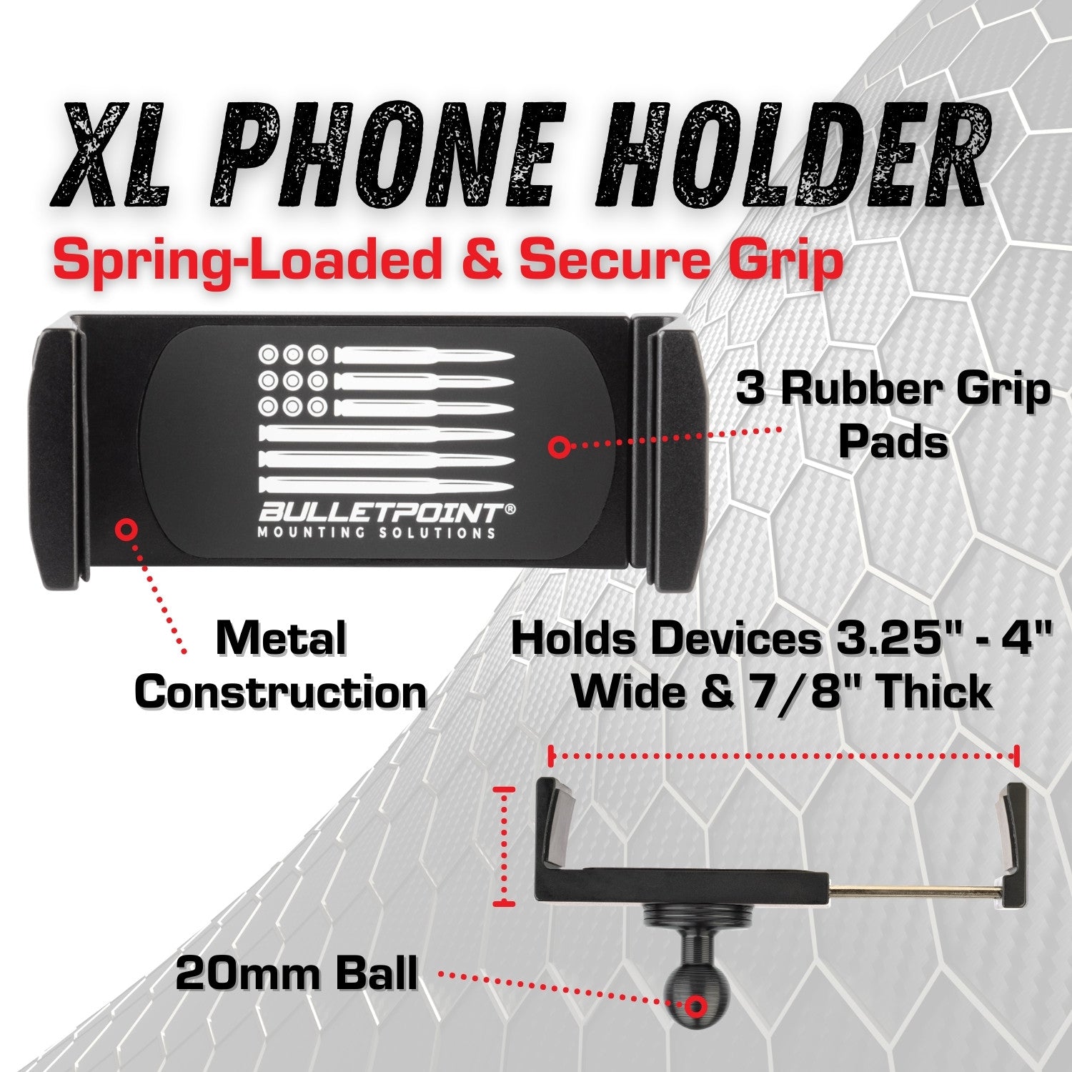 XL Universal Phone Mount Holder for Oversized Bulky Cases