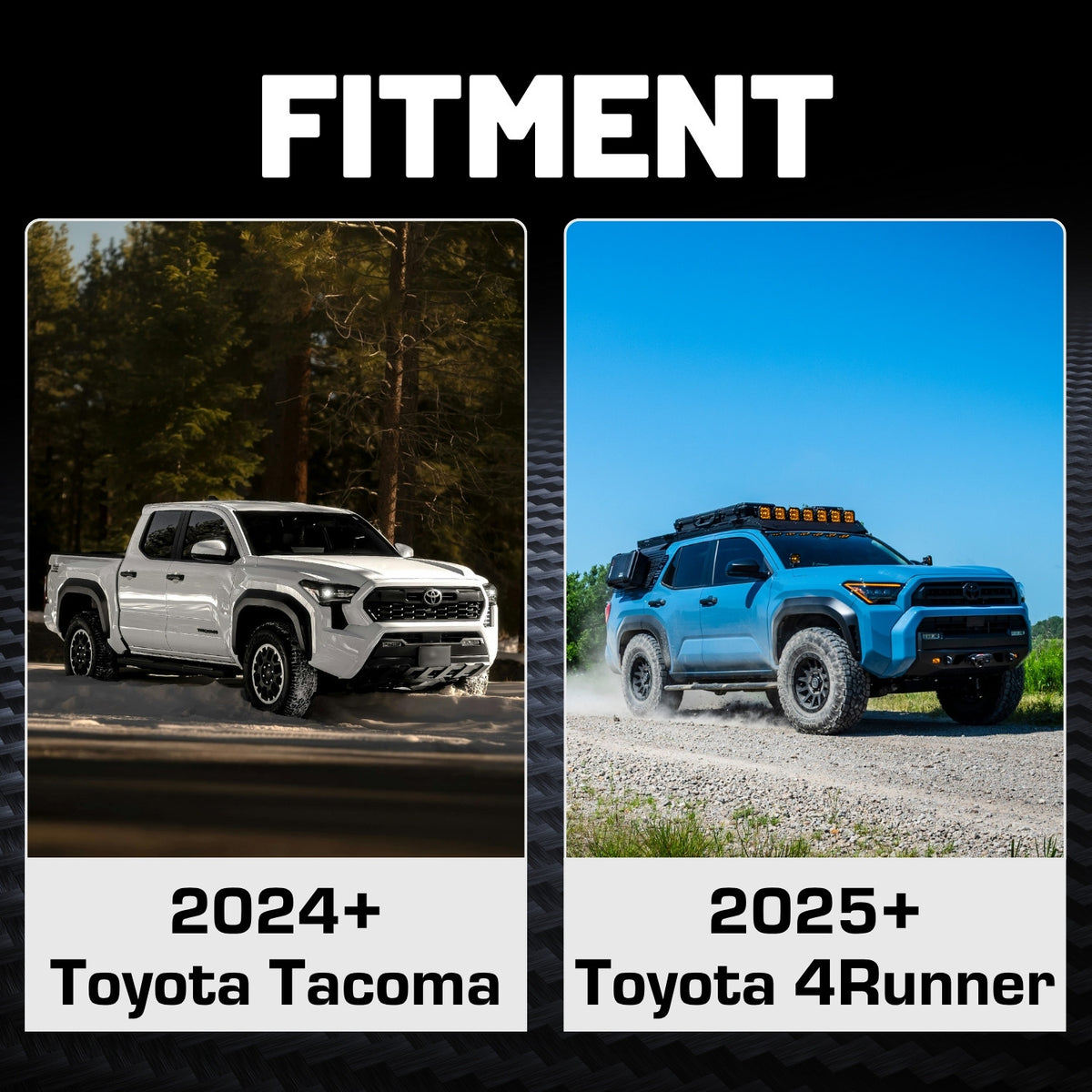 2024+ Toyota Tacoma &amp; 2025+ 4Runner Passenger Side Grab Handle Mount with 20mm Ball