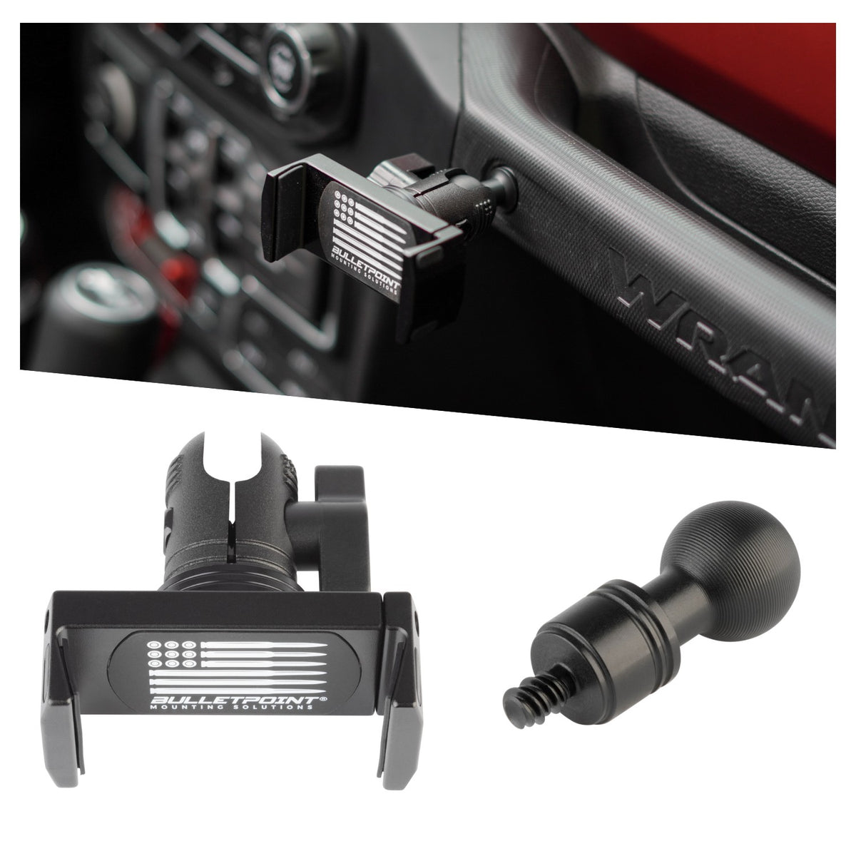 2018-2023 Jeep Wrangler JL + 2020-2023 Jeep Gladiator Grab Bar Mounting Point