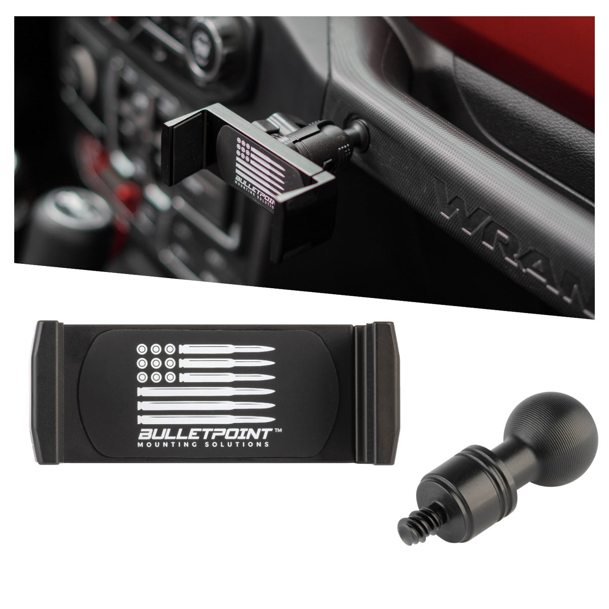 2018-2023 Jeep Wrangler JL + 2020-2023 Jeep Gladiator Grab Bar Mounting Point