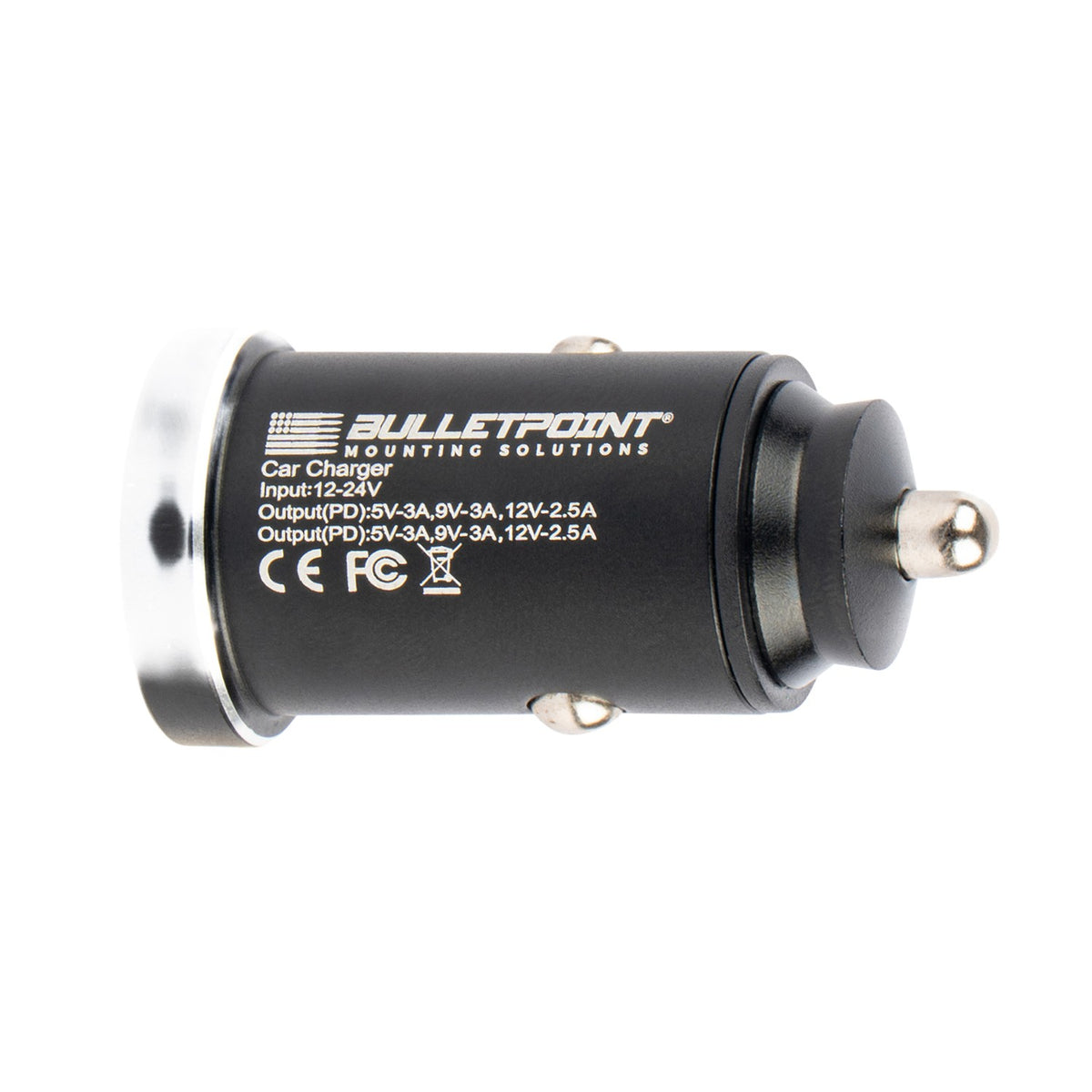12V Cigarette Lighter Power Adapter with Dual USB-C Ports