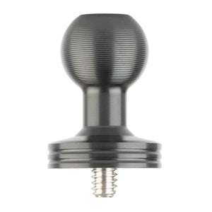 1/4"-20 Aluminum Camera Adapter with Integrated 20mm Ball