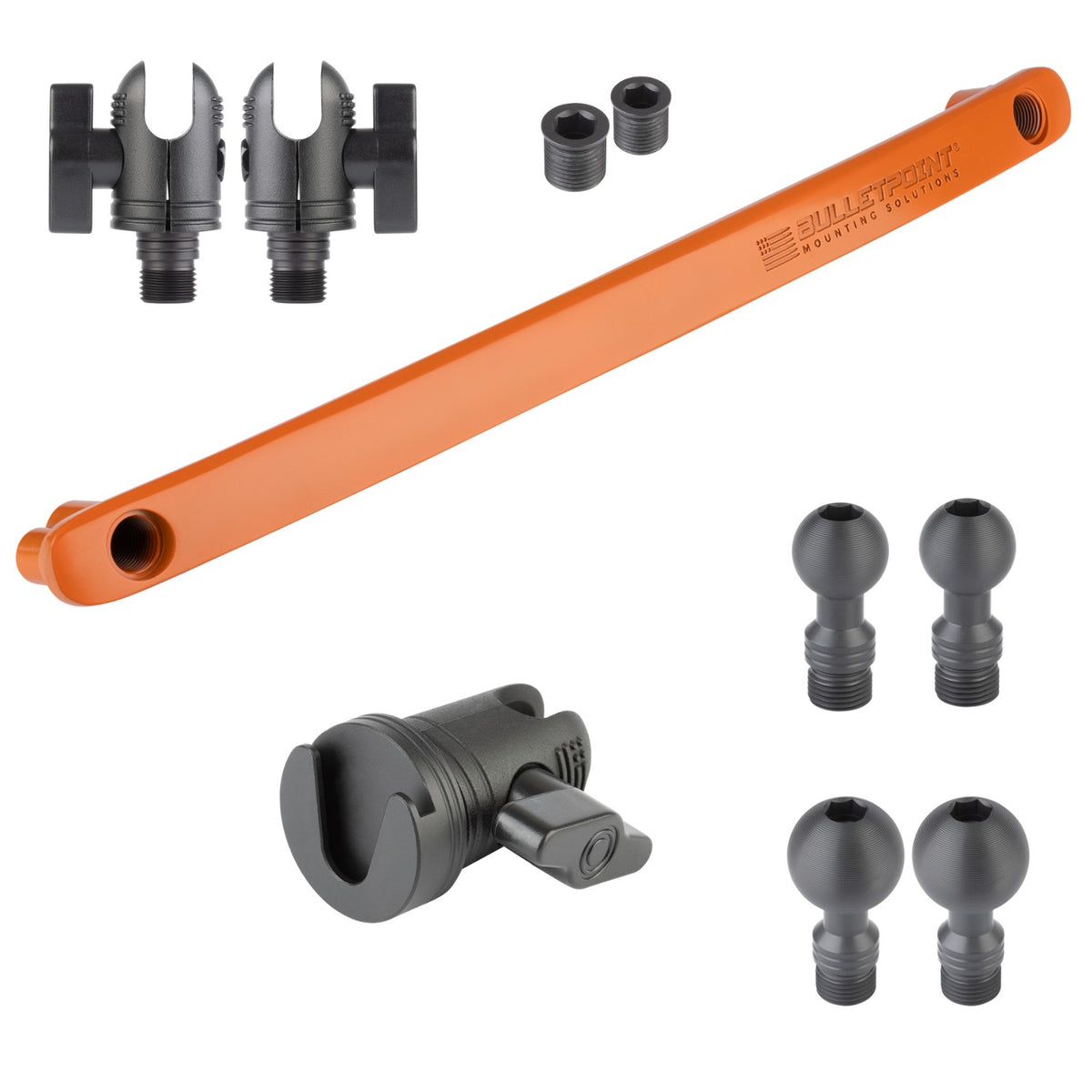 Grab Bar Insert Replacement with 2 Mounting Points 2011-2018 Jeep Wrangler JK - Orange