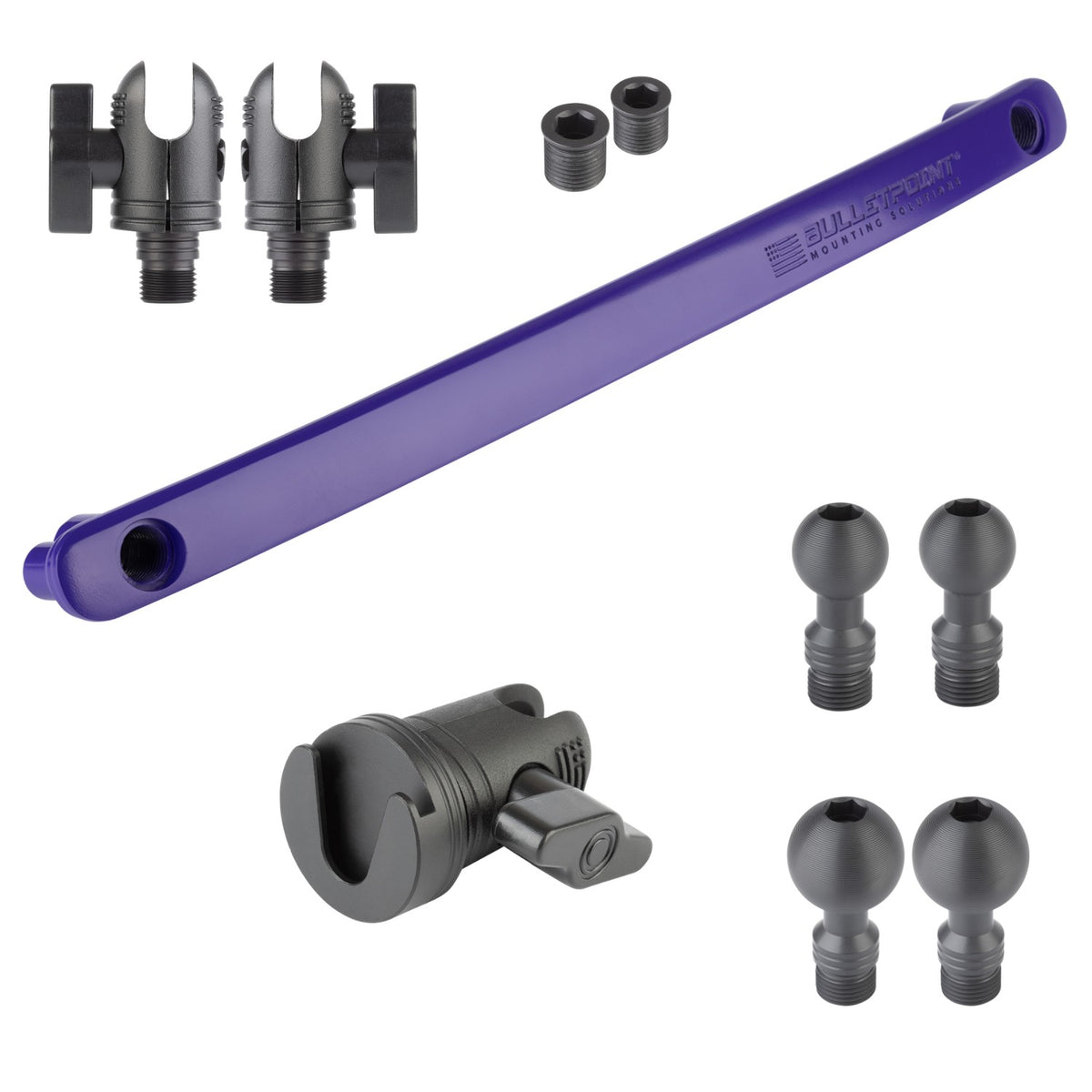 Grab Bar Insert Replacement with 2 Mounting Points 2011-2018 Jeep Wrangler JK - Purple