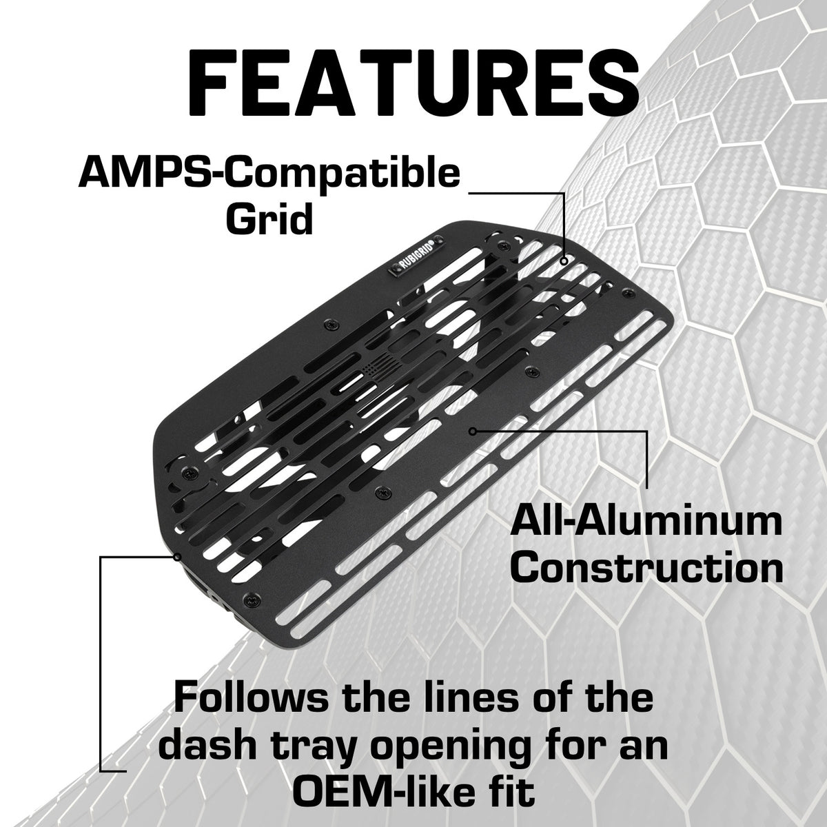 RubiGrid® 2025+ Nissan Frontier Dash Mount Phone Holder