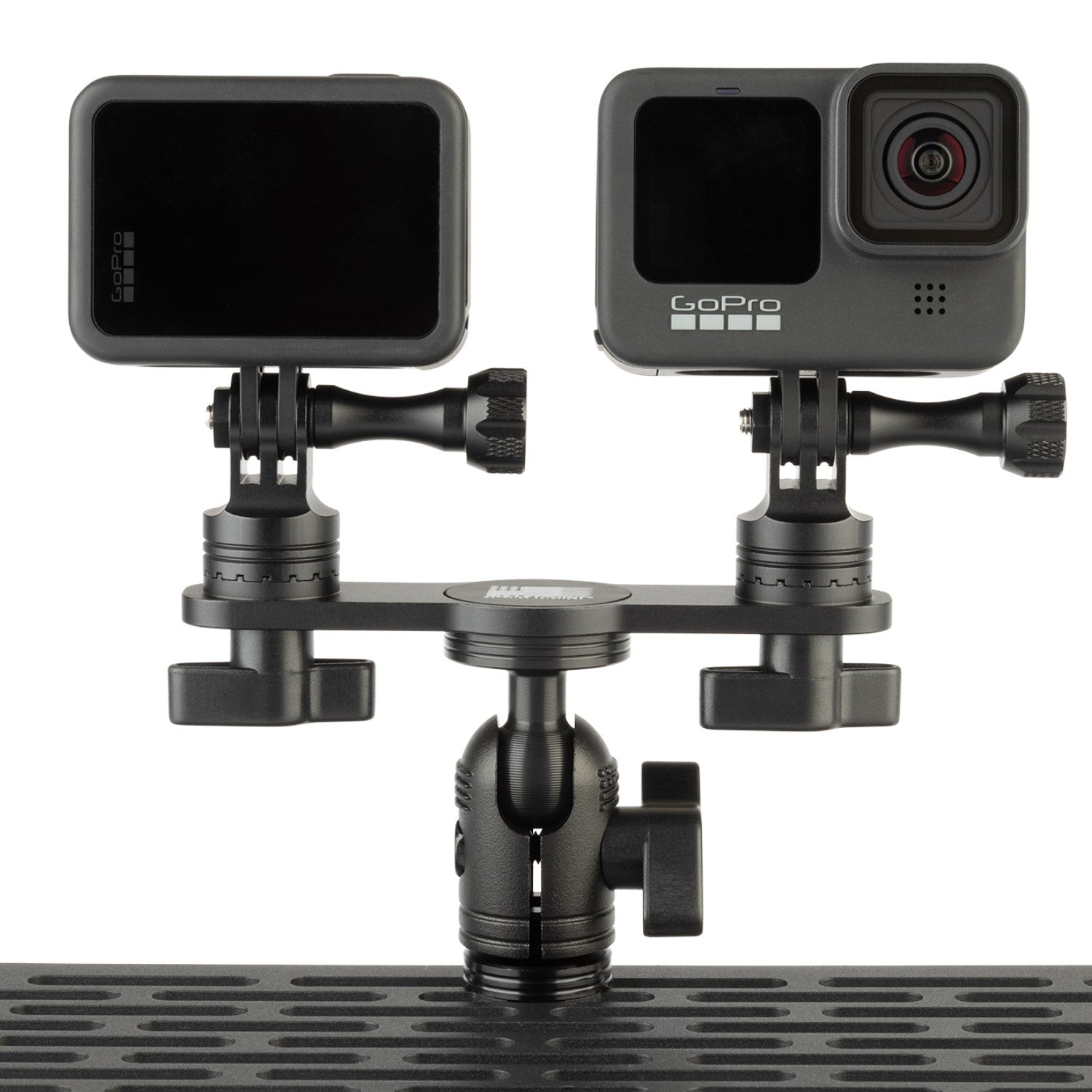 Dual Action Camera GoPro Mount with Integrated 20mm Ball - Bulletpoint  Mounting Solutions