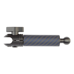 Carbon Fiber/Kevlar Hybrid Mount Arm with 17mm Ball - Compatible with Select GPS, Ipad and Wireless Phone Chargers