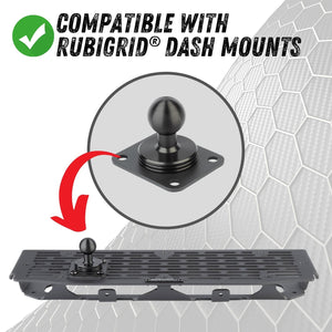 AMPS Base + Mounting Arm + Device Holder Kit for RubiGrid® Dash Mounts