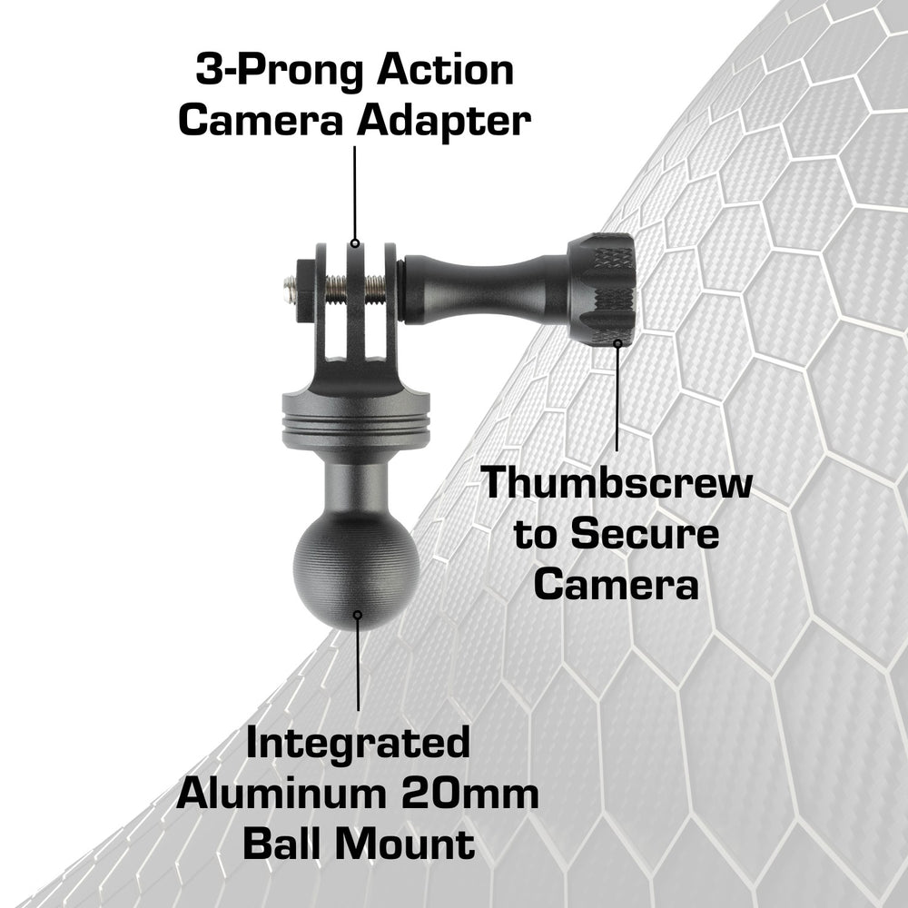 Action Camera GoPro Mount with Integrated 20mm Ball - Bulletpoint ...