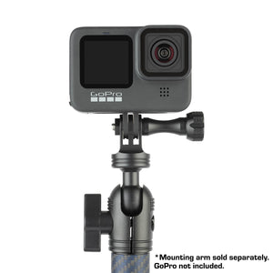 Action Camera GoPro Mount with Integrated 20mm Ball