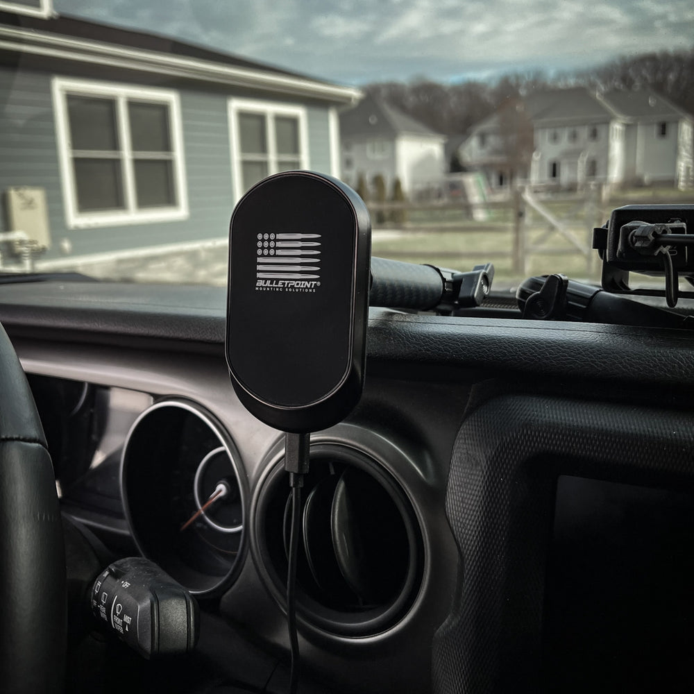 Phone Holders with Wireless Charging Bulletpoint Mounting Solutions