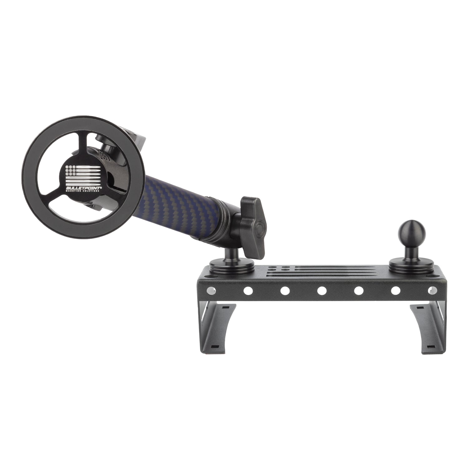 Metal Series 2015-2020 Ford F150 & 2017-2022 F250/F350/450 and 2018-2021 Ford Expedition - Dual 20mm Ball Dash Phone Mount (13th Generation)