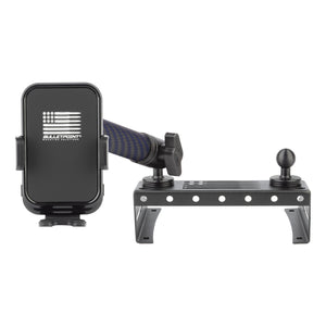 Metal Series 2015-2020 Ford F150 & 2017-2022 F250/F350/450 and 2018-2021 Ford Expedition - Dual 20mm Ball Dash Phone Mount (13th Generation)