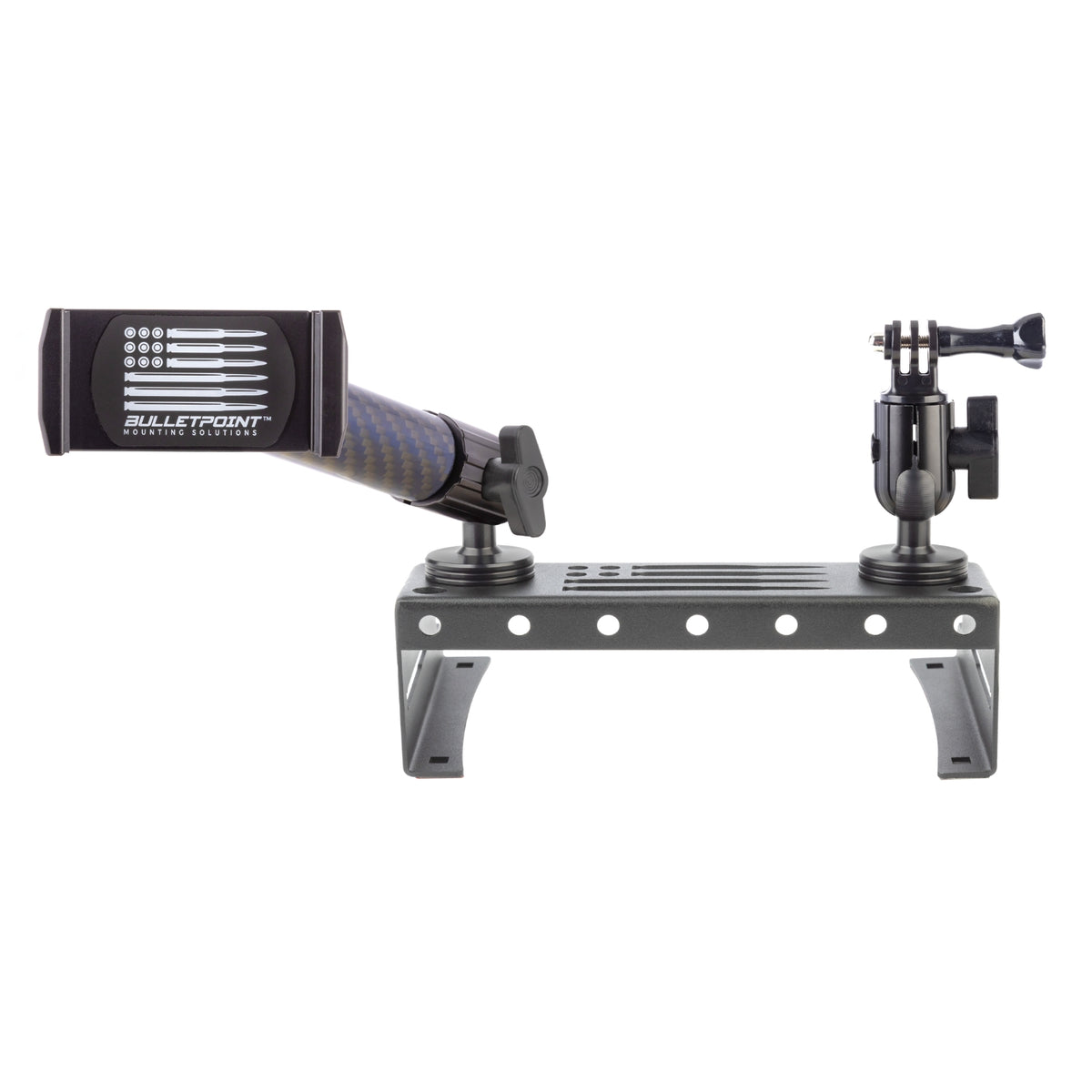 Metal Series 2015-2020 Ford F150 & 2017-2022 F250/F350/450 and 2018-2021 Ford Expedition - Dual 20mm Ball Dash Phone Mount (13th Generation)