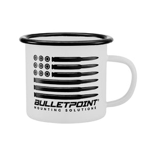 Bulletpoint 12oz Enamel Camping Mug
