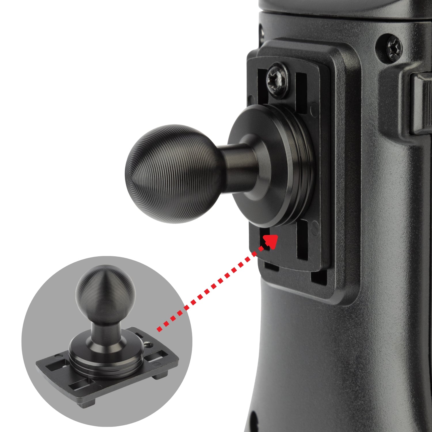Action Camera GoPro Mount with Integrated 20mm Ball - Bulletpoint Mounting  Solutions