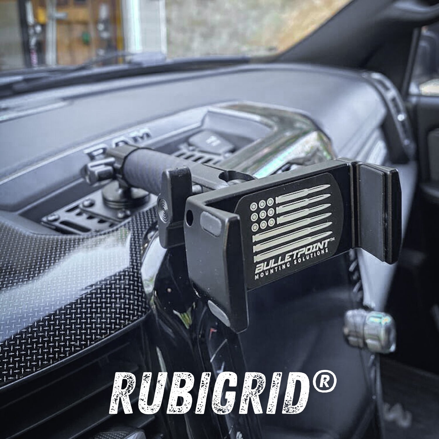 RubiGrid® 2019+ RAM Truck 1500/2500/3500/4500/5500 + TRX Dash Mount