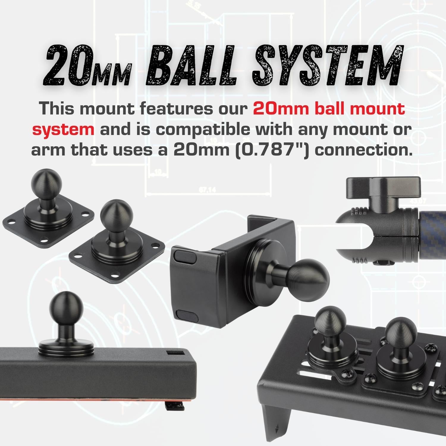 Bar Clamp Mounts - Bulletpoint Mounting Solutions