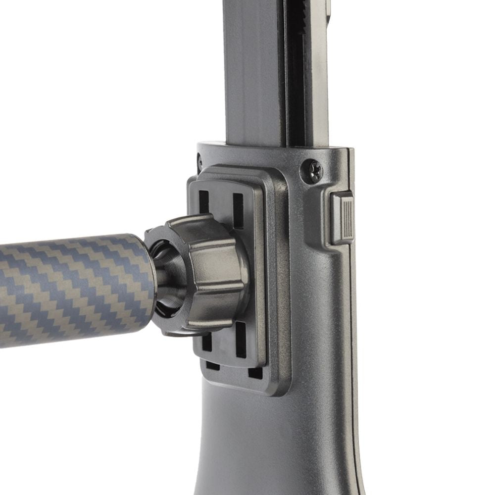 Carbon Fiber/Kevlar Hybrid Mount Arm with 17mm Ball - Compatible with Select GPS, Ipad and Wireless Phone Chargers