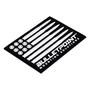 Bulletpoint Mounting Solutions 3" x 2" Raised Rubber Patch