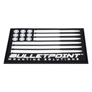 Bulletpoint Mounting Solutions 3" x 2" Raised Rubber Patch
