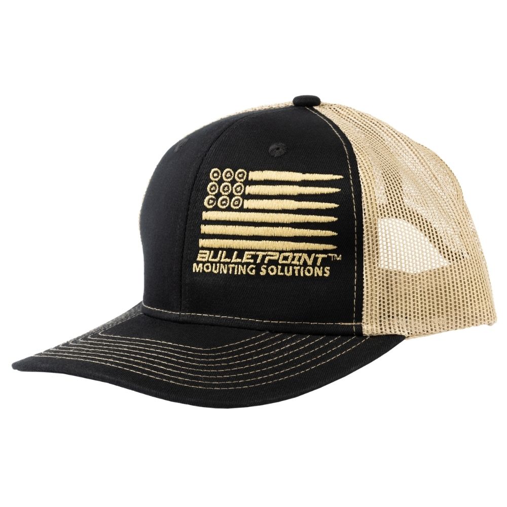 Bulletpoint Embroidered Logo Trucker Hat