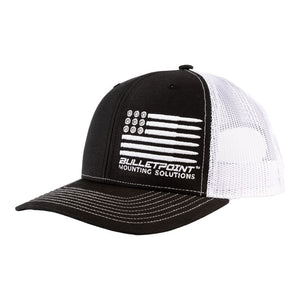 Bulletpoint Embroidered Logo Trucker Hat